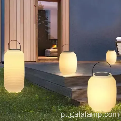 Alto-falante Bluetooth movido a energia solar e combinação de luz ao ar livre